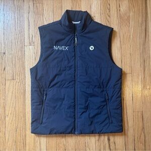 Vuori Men’s Echo Insulated Vest 2.0 Black Medium Navex Embroidered